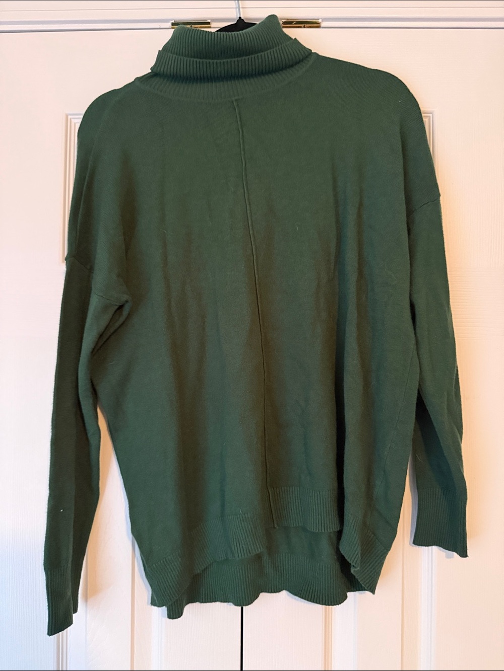 Women’s Dark Green Turtleneck Sweater